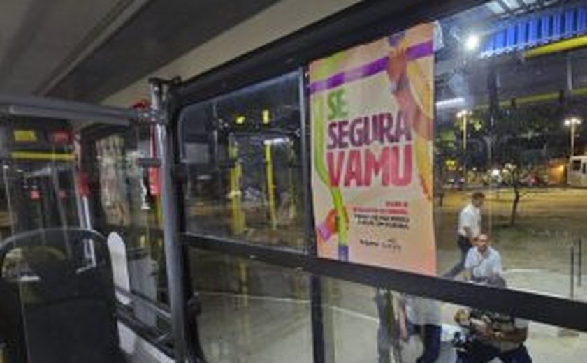 Empresas que operam em Maceió lançam campanha de conscientização sobre segurança nos ônibus