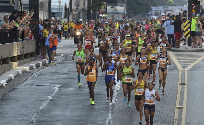 Corrida de São Silvestre, em São Paulo