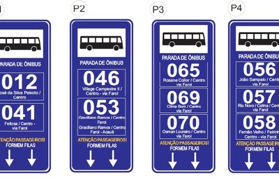 Pontos de ônibus no Centro mudam a partir deste sábado