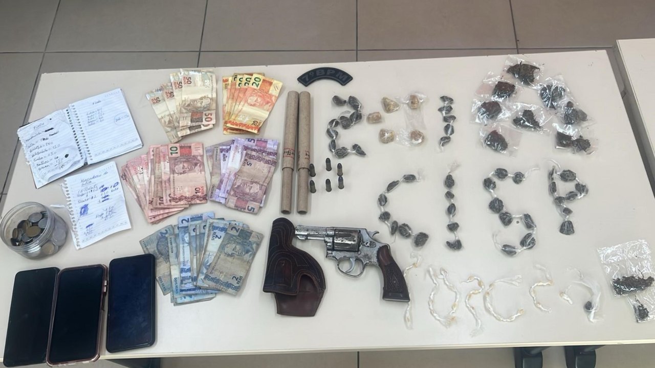 PM detém suspeitos por tráfico de drogas no interior do Estado