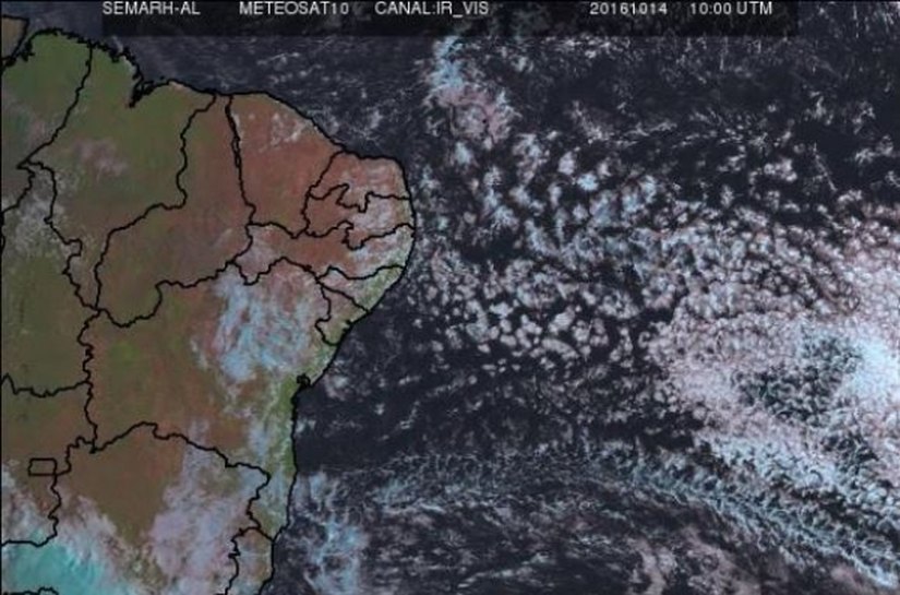Tempo aponta chuvas passageiras para o Litoral neste fim de semana