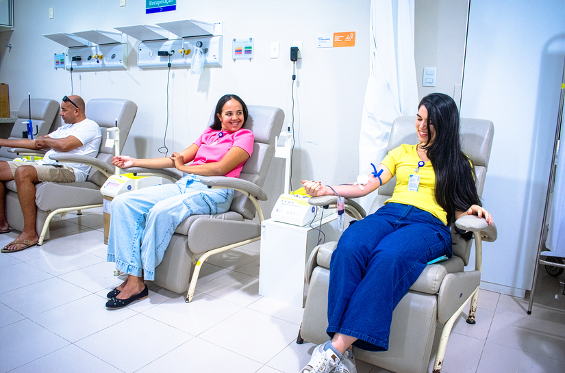 Colaboradores do Hospital da Cidade se unem em ação de doação de sangue