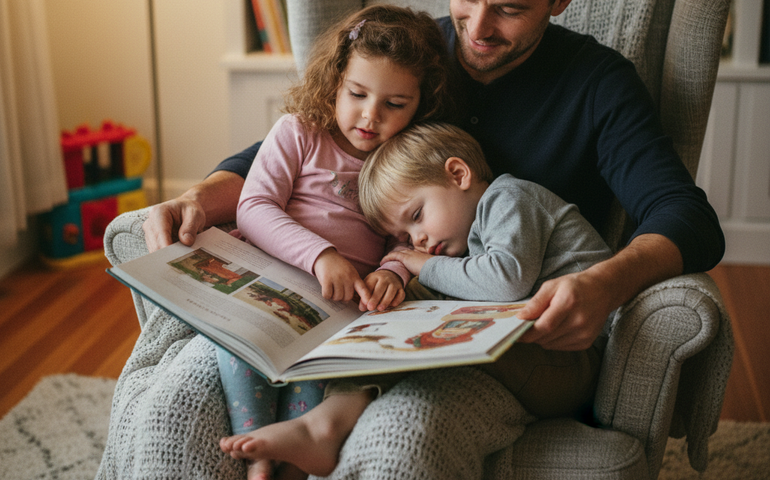 Ler para crianças pequenas todas as noites melhora empatia e criatividade