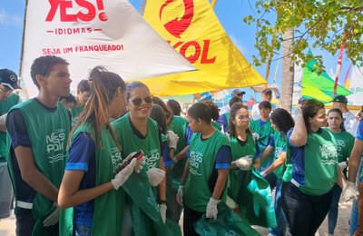 Marinha do Brasil, Ufal, Ifal e escolas públicas se unem em ação de limpeza e educação ambiental