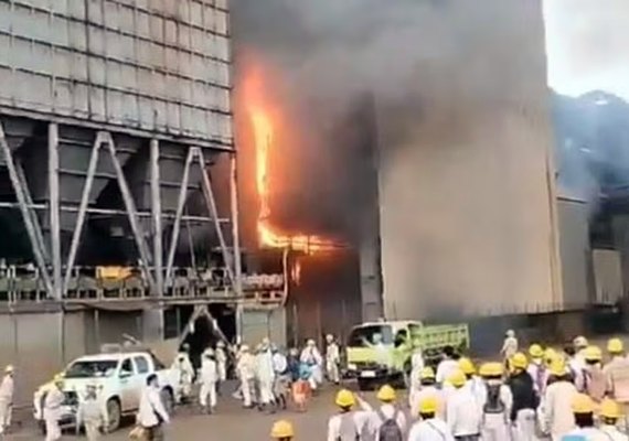 Vídeo mostra incêndio que matou 13 funcionários em fábrica de níquel na Indonésia; assista