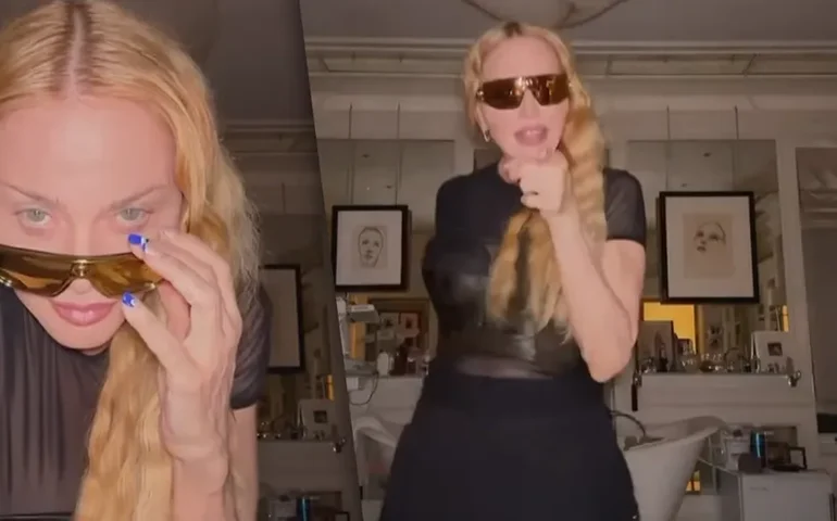 Madonna compartilha vídeo dançando e celebrando poder movimentar o corpo um mês após internação