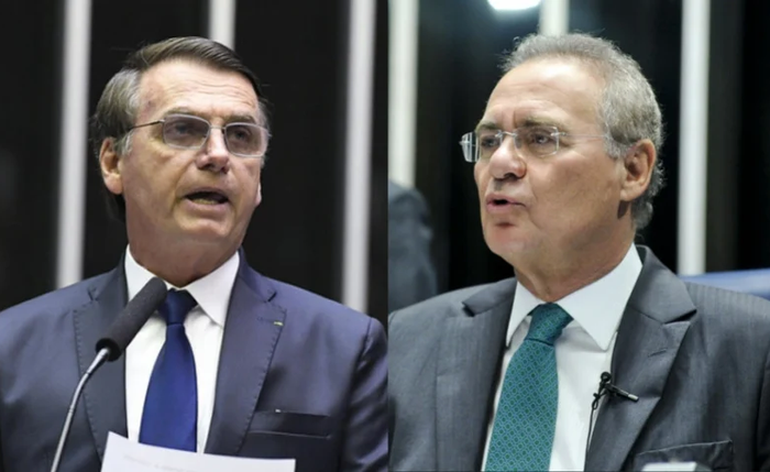 Bolsonaro e Calheiros