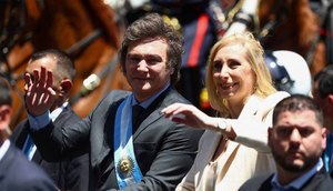 javier-milei-irma-karina-11122023101015858 / Foto: Foto: Matias Baglietto/Reuters