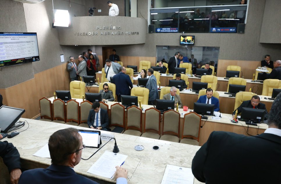 SESSÃO DA CAMARA DE ARACAJU / Foto: Gilton Rosas/CMA