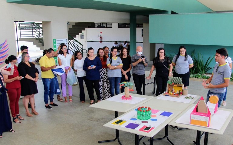 Rede Brasileira de Aprendizagem Criativa realiza visita técnico/ pedagógica e oficinas em Coruripe