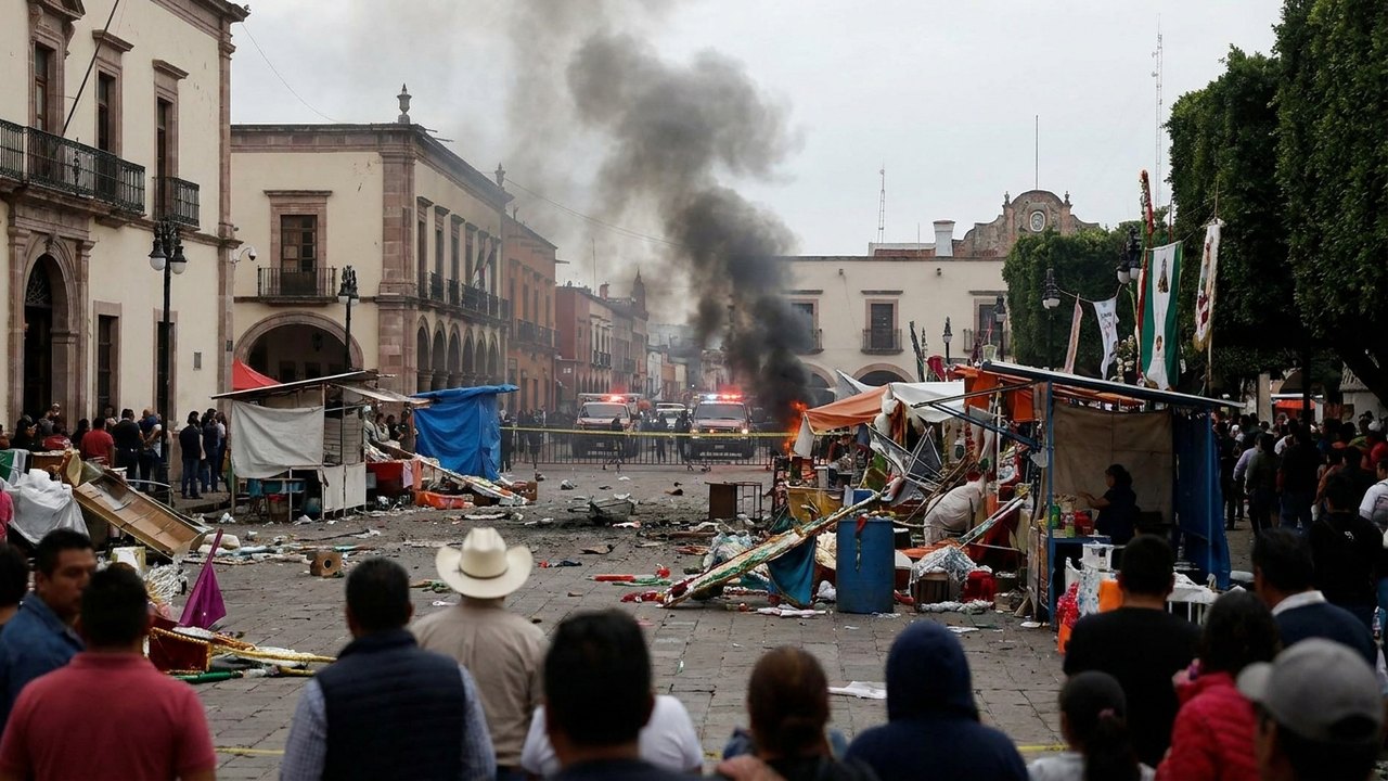 Explosão durante festa religiosa deixa 9 mortos e diversos feridos no México