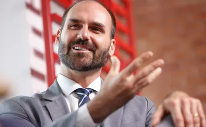 Eduardo Bolsonaro articula sanções de Europa e Mercosul contra Moraes