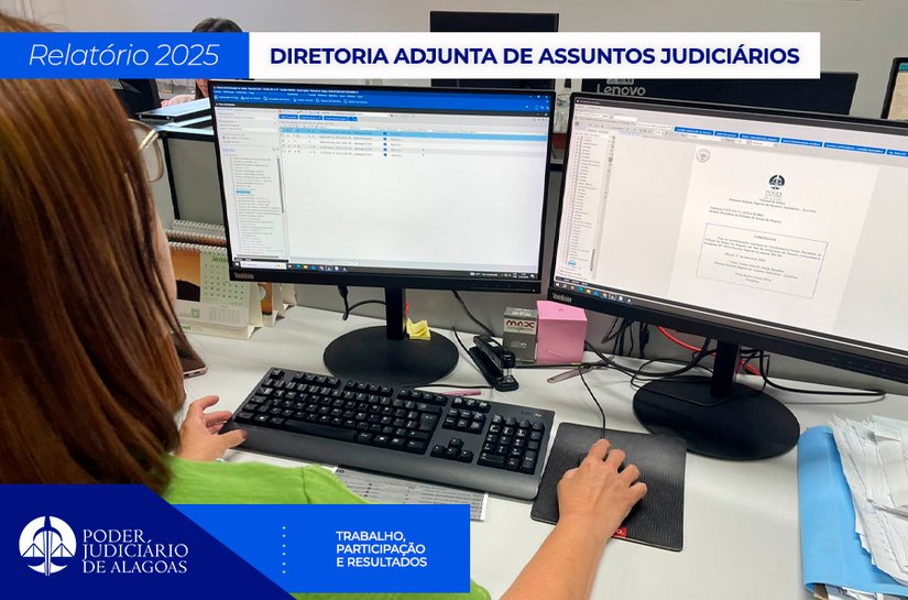 TJAL intensifica celeridade processual e encerra 2025 com filas zeradas na Presidência e no STF