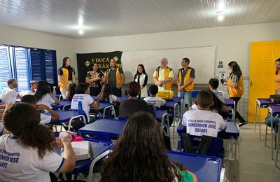 Projeto leva educação no trânsito para alunos da rede municipal de Arapiraca 