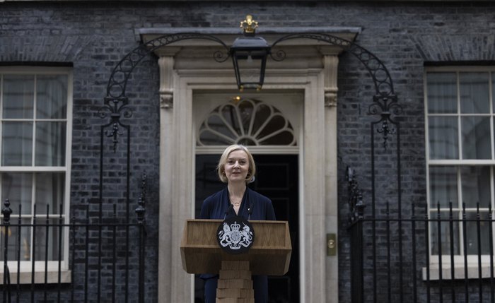 A primeira-ministra do Reino Unido, Liz Truss