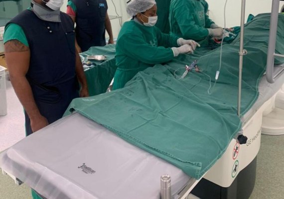 Hospital do Coração Alagoano registra 100º paciente submetido a procedimento cirúrgico em máquina de hemodinâmica