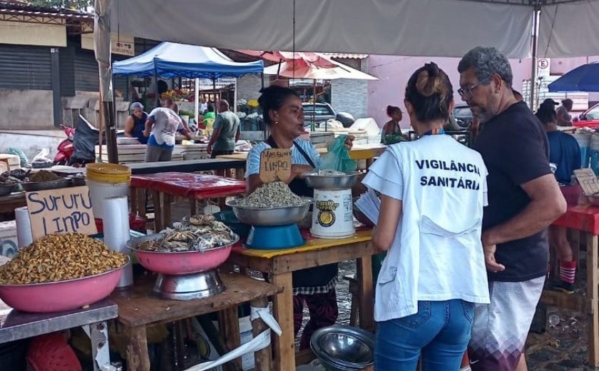 Manipulação de pescados é tema de ação educativa da Vigilância Sanitária