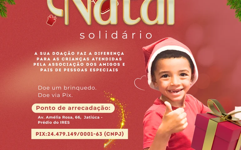 AAPPE lança campanha “Natal Solidário: faça o Natal de uma criança com deficiência brilhar” para apoiar mais de 5 mil famílias em AL
