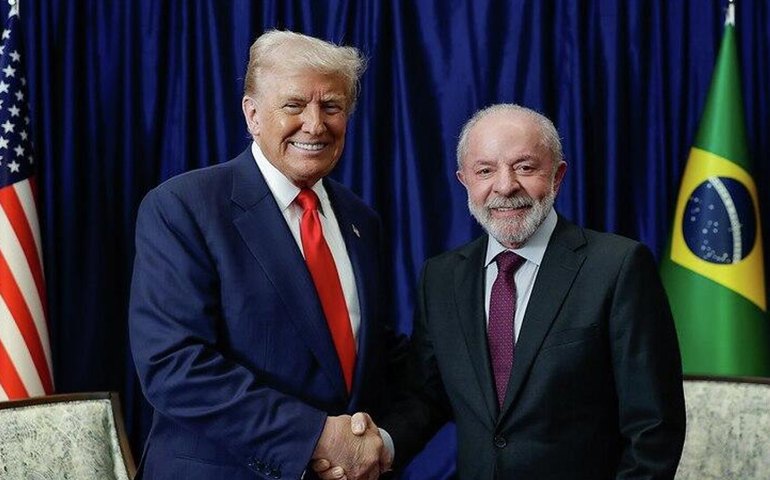 Trump diz que 'adoraria' receber Lula na Casa Branca