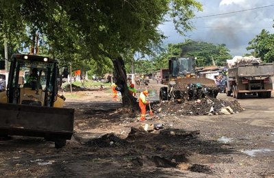 Mutirão recolhe mais de 200 toneladas de resíduos no Dique Estrada