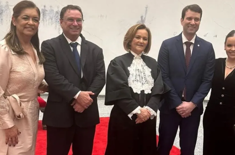 Prefeito Luciano e deputado Daniel Barbosa prestigiam a posse de Marluce Caldas como ministra do STJ
