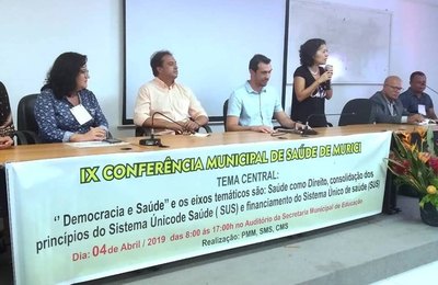 Murici realiza sua 9ª Conferência Municipal de Saúde com foco na democratização 