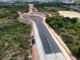 Obras na Linha Verde avançam e atingem 62% de execução em Maceió
