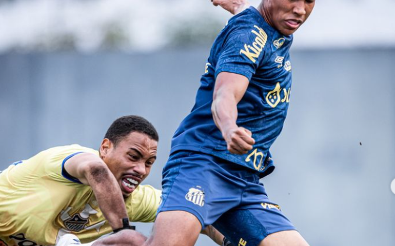 Reservas do Santos vencem por 3 a 0 o Água Santa em jogo-treino para ganhar confiança