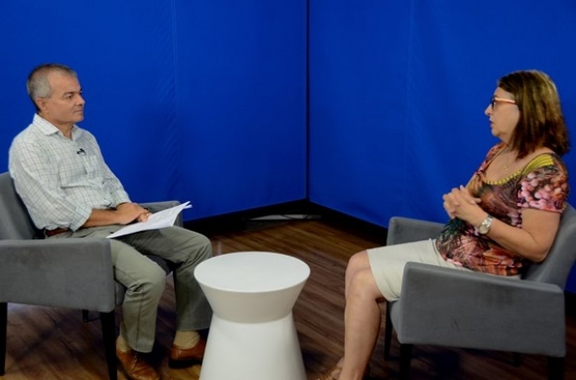 Rozangela Wyszomirska fala de projetos para a Saúde à TV Mar