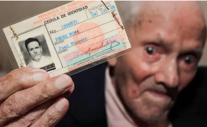 Juan Vicente Pérez Mora, o homem mais velho do mundo