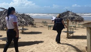 FISCALIZAÇÃO PRAIA / Foto: ASCOM/SEMDEC