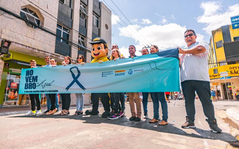 Prefeitura promove conscientização sobre o câncer de próstata com abertura do Novembro Azul