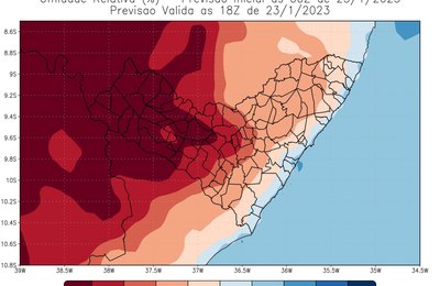 Semarh faz alerta de Baixa Umidade no Sertão de Alagoas