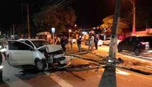 Acidente Beira Mar policial Civil / Foto: CPTran