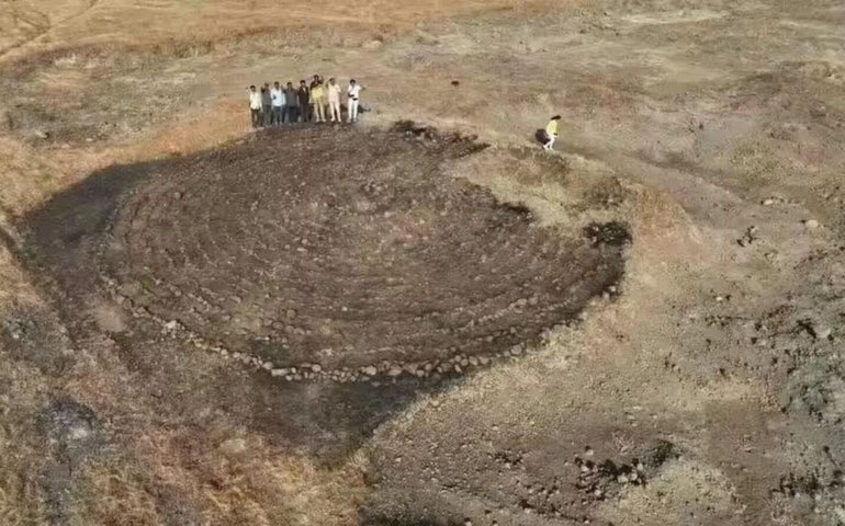 Labirinto circular de 2.000 anos é descoberto na Índia e revela conexão com comércio romano