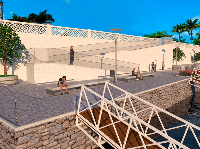 Prefeito Ronaldo Lopes apresenta mais uma obra do PAP: píer vai fortalecer turismo em Penedo
