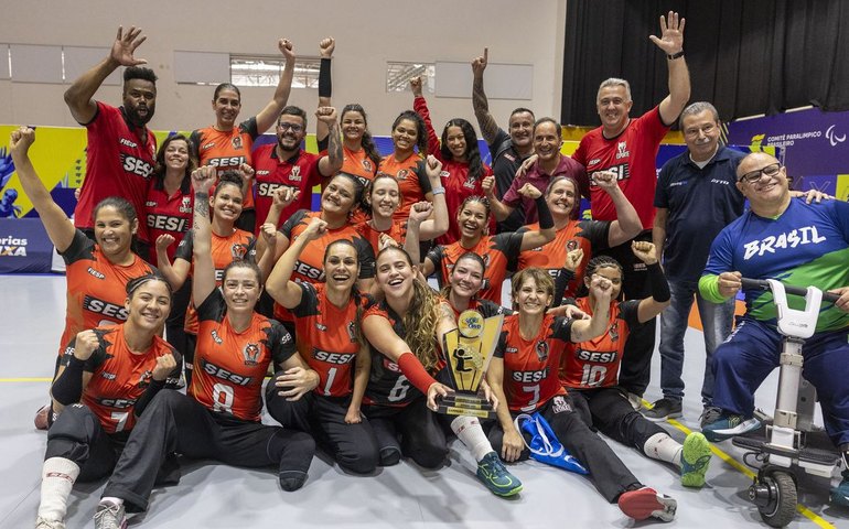 Sesi-SP conquista o 19º título do Campeonato Brasileiro de vôlei sentado feminino