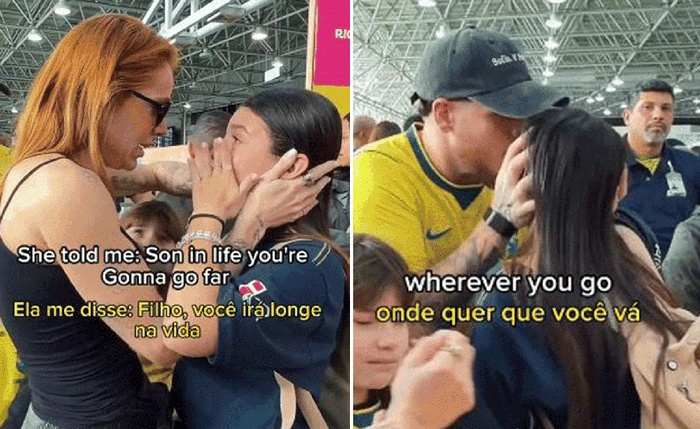 Thaís Vasconcellos e Ferrugem se despedem de Júlia