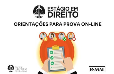 Estágio em Direito: manual para acesso à prova virtual foi enviado por e-mail