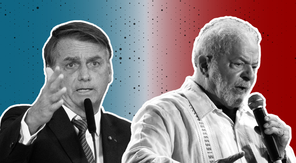 Lula e Bolsonaro. Fonte: Internet