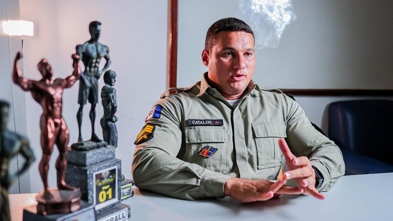 A epopeia do sargento alagoano que une a farda e o fisiculturismo por meio da disciplina
