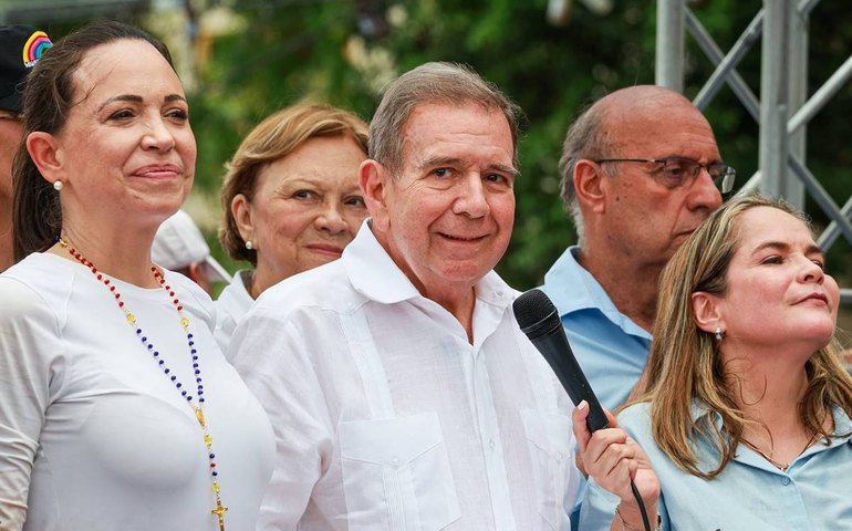 Opositores pedem 'união' aos venezuelanos a uma semana das eleições presidenciais