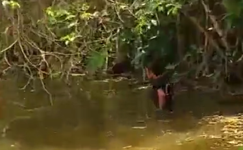 Homem morre afogado no Lago dos Macacos, área sagrada na Serra da Barriga
