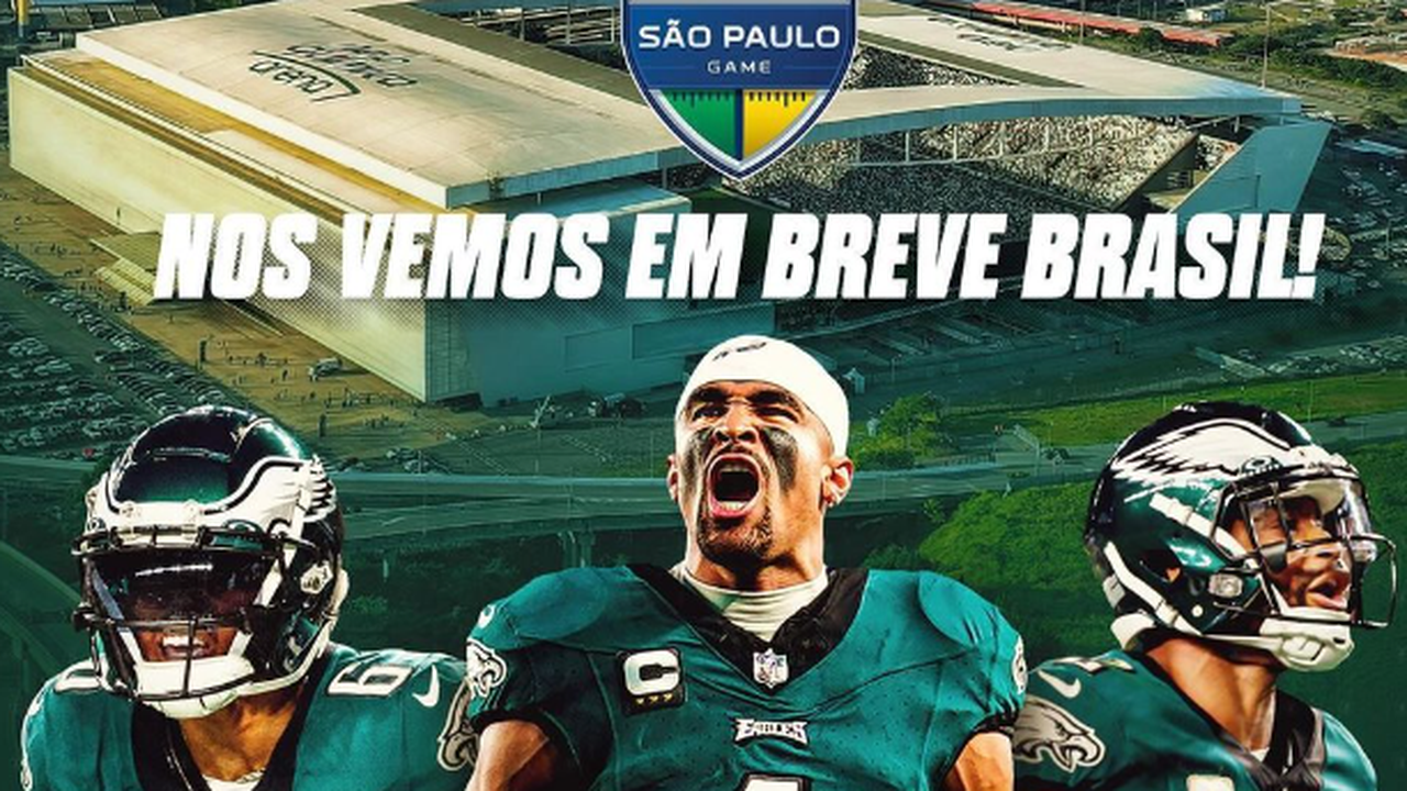 NFL anuncia Philadelphia Eagles entre os times do primeiro jogo da NFL no Brasil