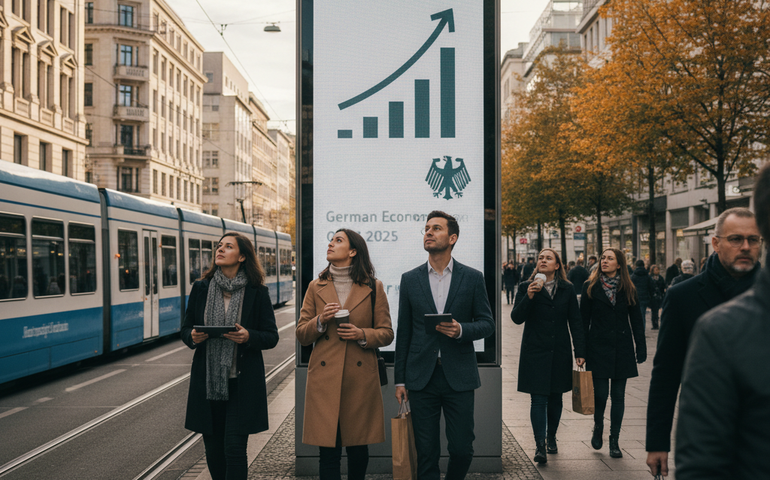 PIB da Alemanha cresce 0,3% no 4º trimestre de 2025, confirma Destatis