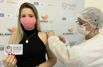 Mais de 90% dos alagoanos com 35 anos ou mais estão vacinados com a 1ª dose 