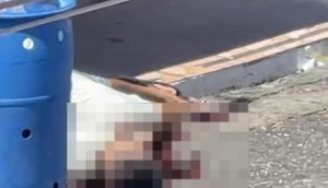 Homem morto a tiros / Foto: Reprodução: Foto/ Redes Sociais