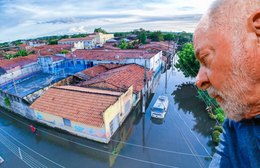 Presidente Lula visita áreas afetadas pelas chuvas no Maranhão