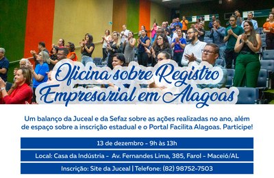 Junta Comercial abre inscrições para última oficina empresarial do ano