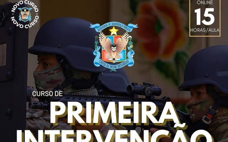 Segurança Pública e Polícia Militar lançam curso de 1ª Intervenção em Crises